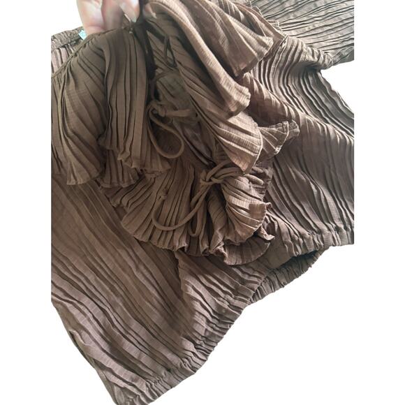 L.I.F.E LOVE IS FOR ETERNITY BILLOWY BOHO BLOUSE SIZE LARGE NWOT - Picture 3 of 7